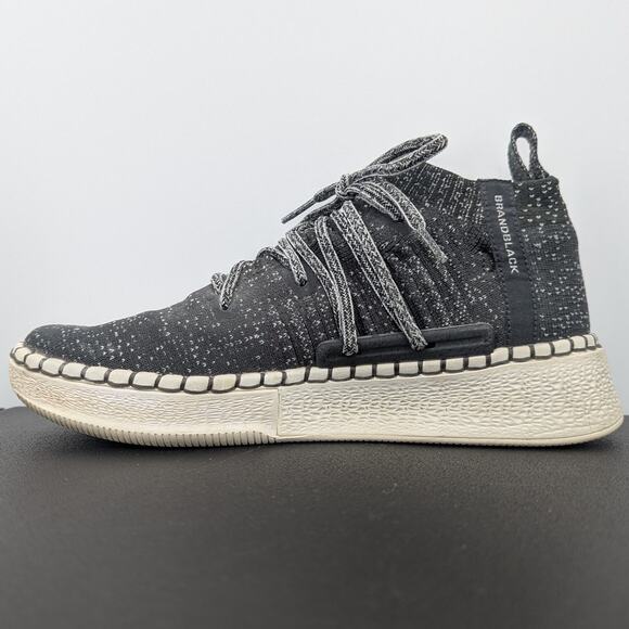 Brandblack Knit Mid Sneakers Vibram Sole Gray Speckle Men’s 7 (Frayed Lace) main image 9